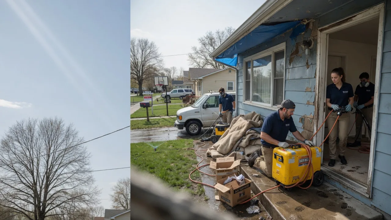 Basement Flood Cleanup in Woodburn, IN near me